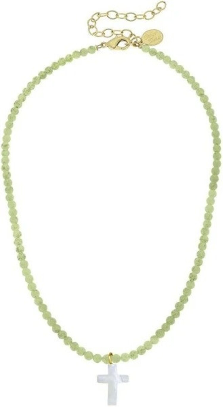 Susan Shaw Alys Cross Necklace