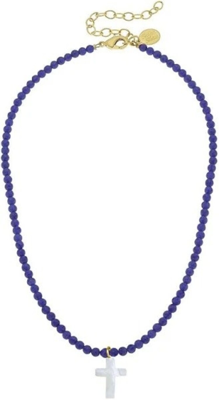Susan Shaw Alys Cross Necklace