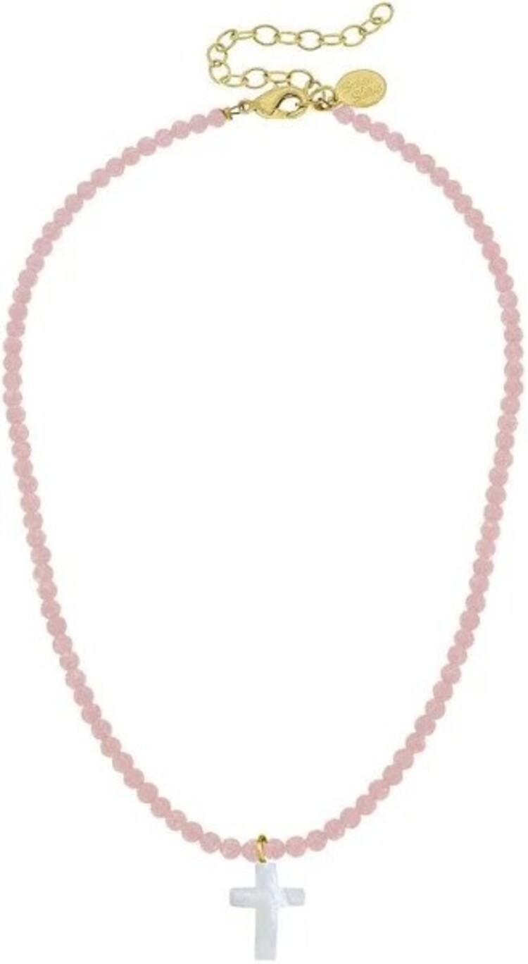 Susan Shaw Alys Cross Necklace