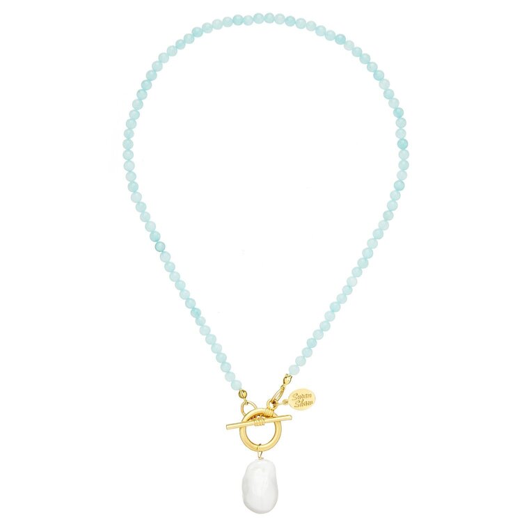 Susan Shaw Katie Necklace w/ Baroque Pearl