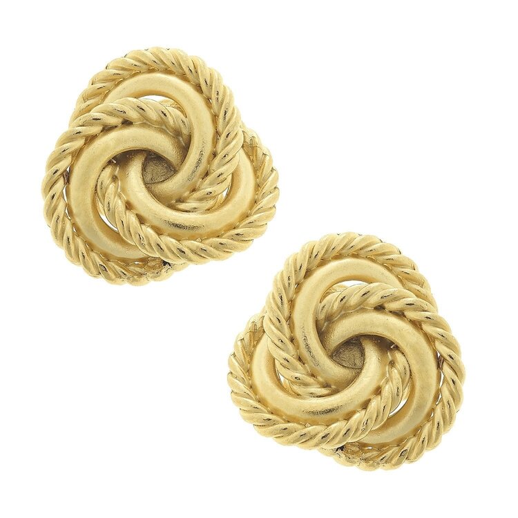 Susan Shaw Diana Knot Earrings
