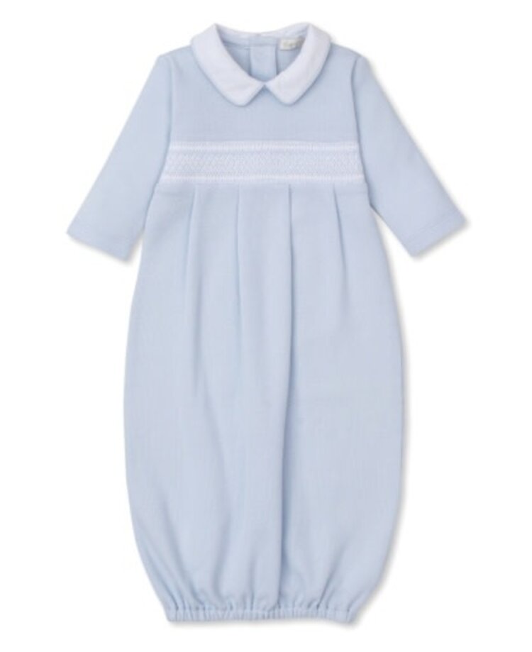 Kissy Kissy CLB Blue Punto Ingles Smocked Sack