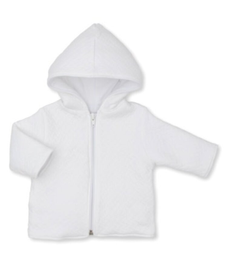 Kissy Kissy Wh Jacquard Padded Jacket