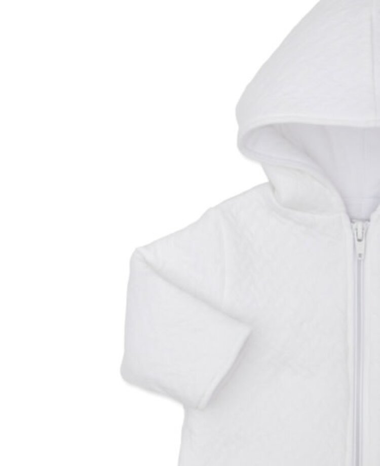 Kissy Kissy Wh Jacquard Padded Jacket