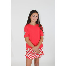 Paper Flower Rhinestone T-shirt