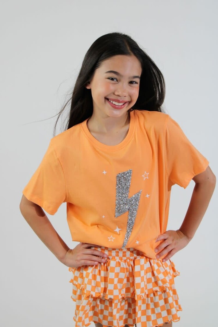 Paper Flower Rhinestone T-shirt