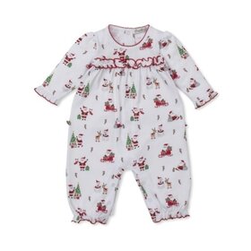 Kissy Kissy Christmas Capers Ruffle Playsuit