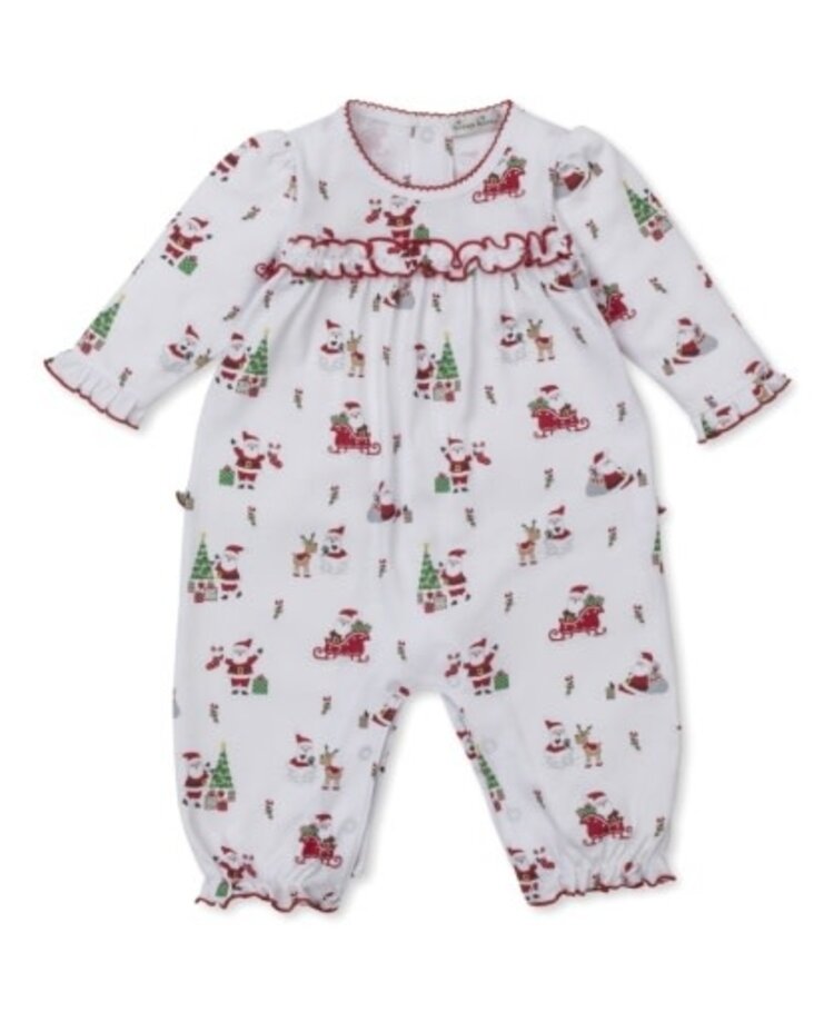 Kissy Kissy Christmas Capers Ruffle Playsuit