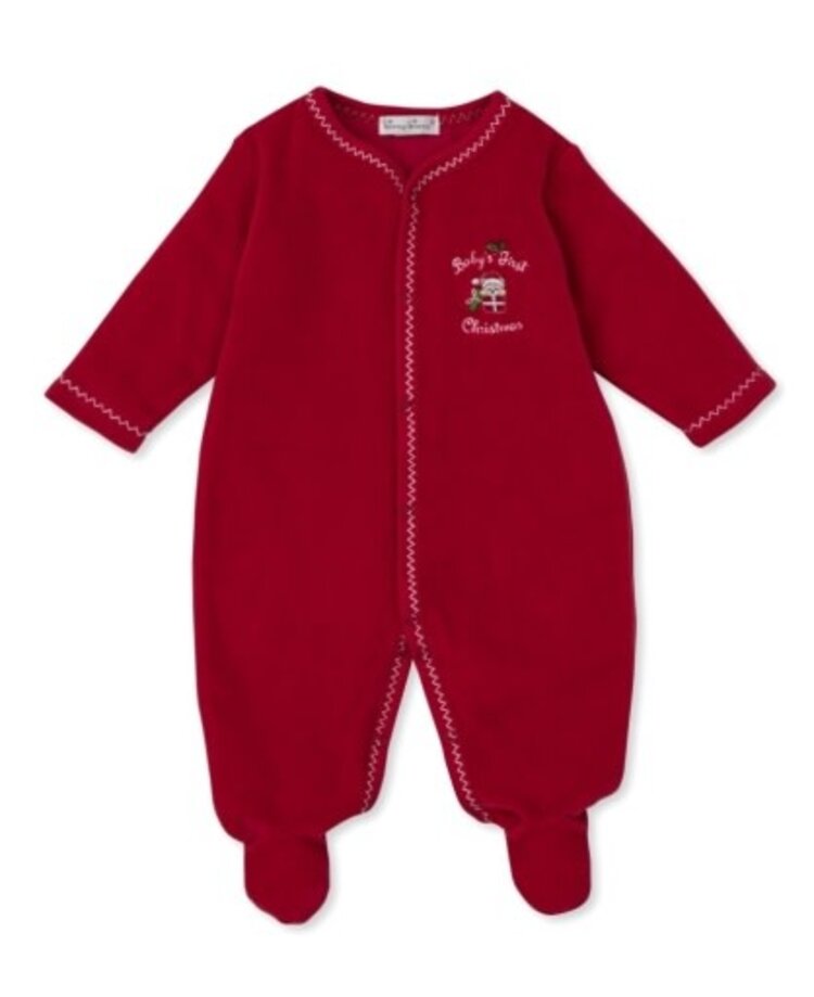 Kissy Kissy Red 1st Christmas Footie
