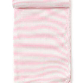 Kissy Kissy Pink Stripe Blanket
