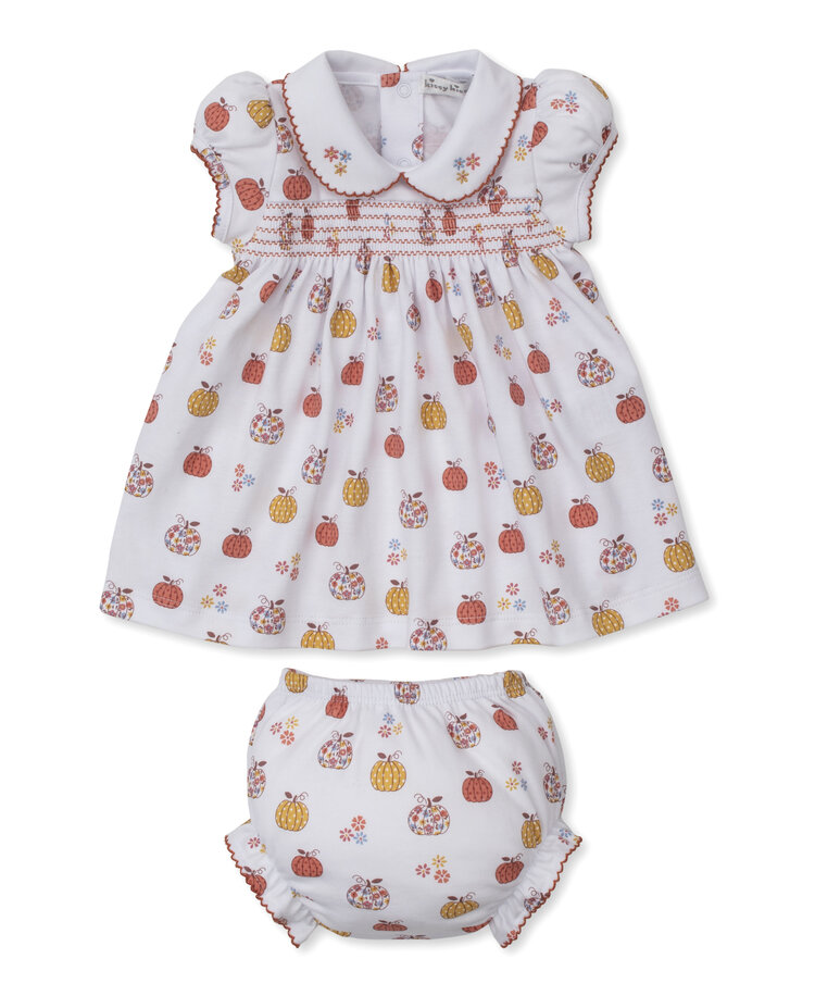 Kissy Kissy Pumpkin Smock Short Sleeve Dress Set