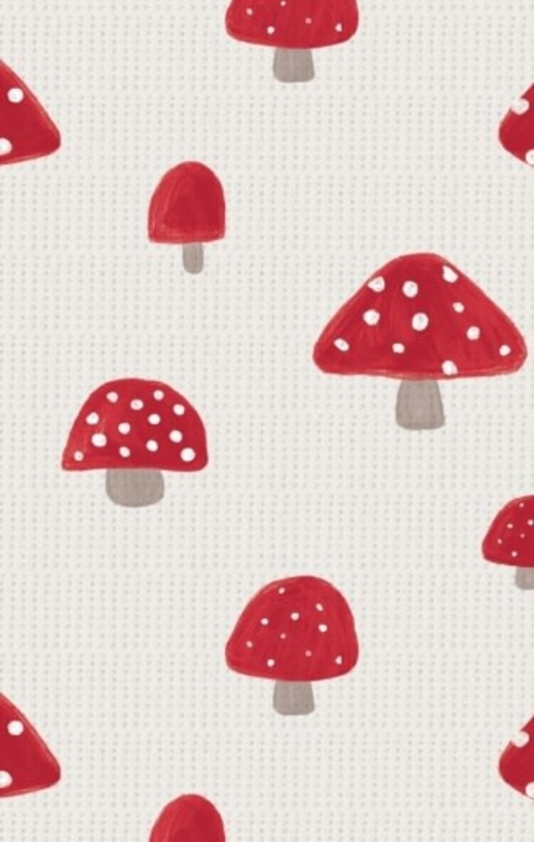 Angel Dear Painterly Mushrooms - 2 Way Zipper Footie