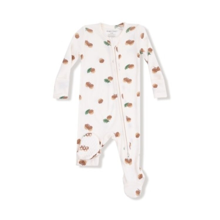 Angel Dear Tiny Acorns - 2 Way Zipper Footie
