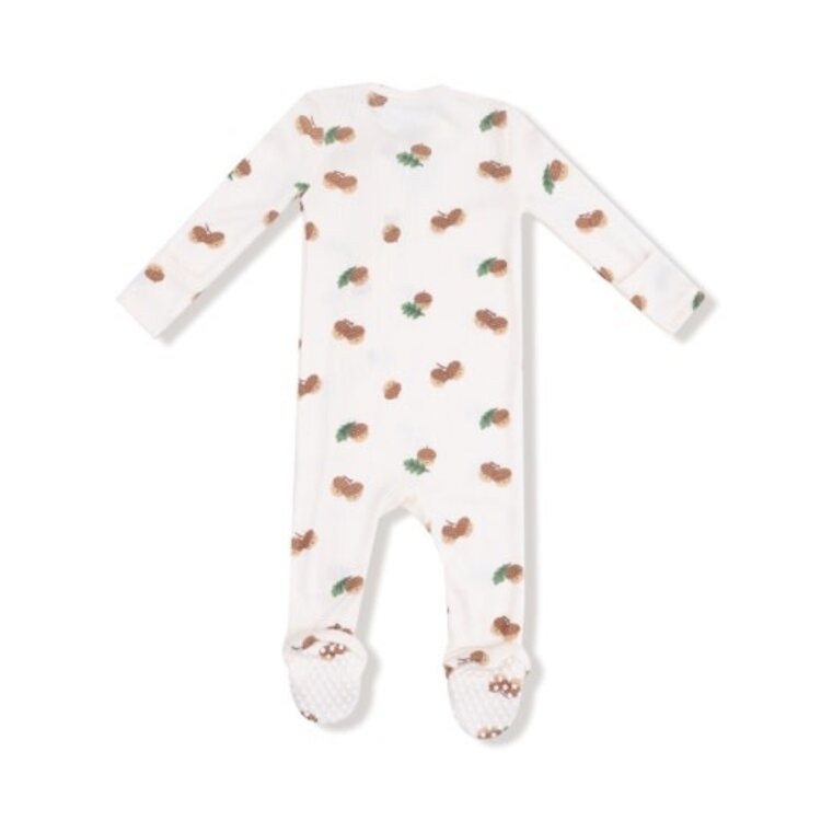Angel Dear Tiny Acorns - 2 Way Zipper Footie