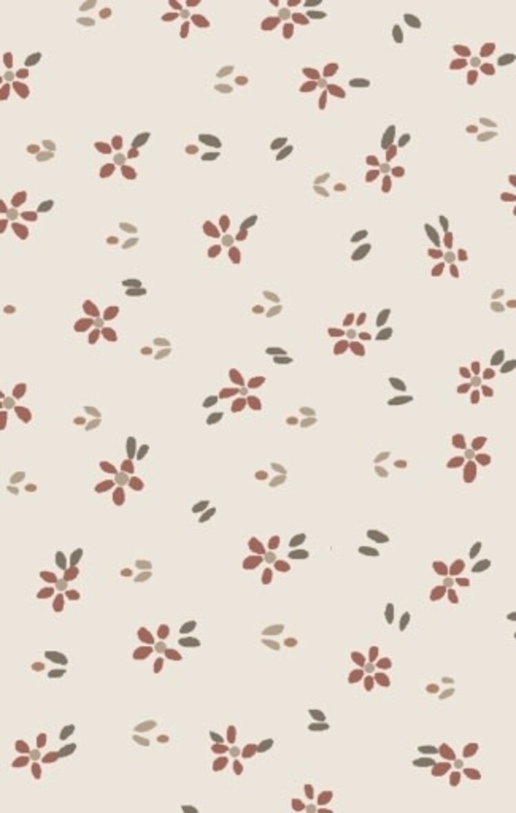 Angel Dear Carrie Floral - Muslin - Simple L/S Peter Pan Collar Dress + Diaper Cover