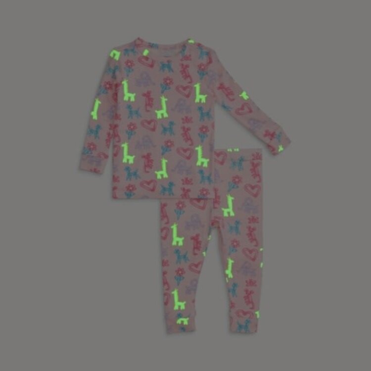 Magnetic  Me Pink Party Animals PJs
