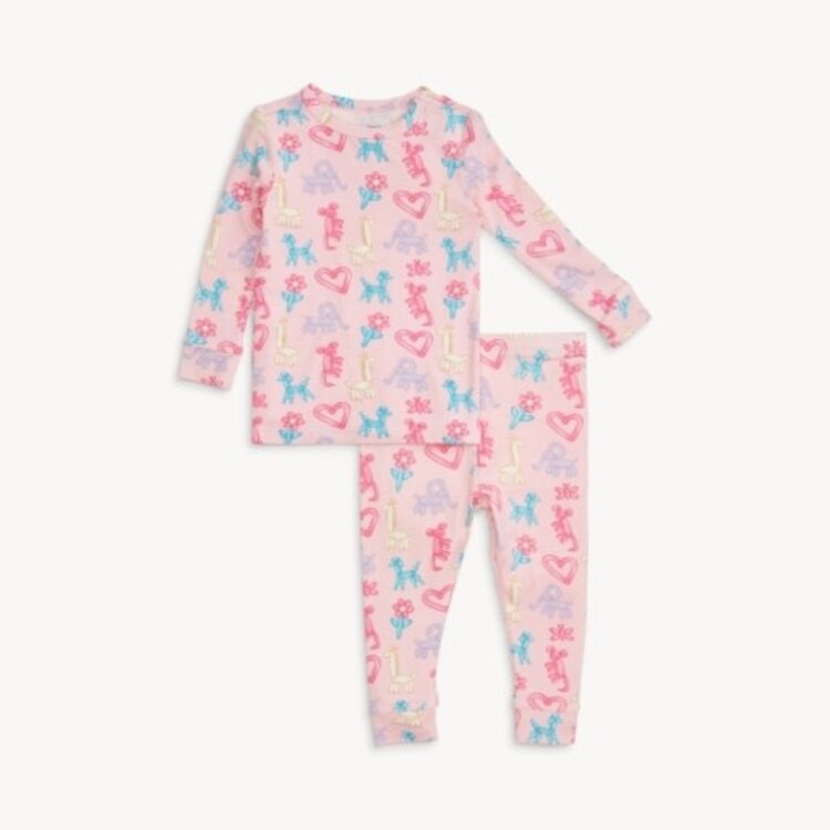 Magnetic  Me Pink Party Animals PJs