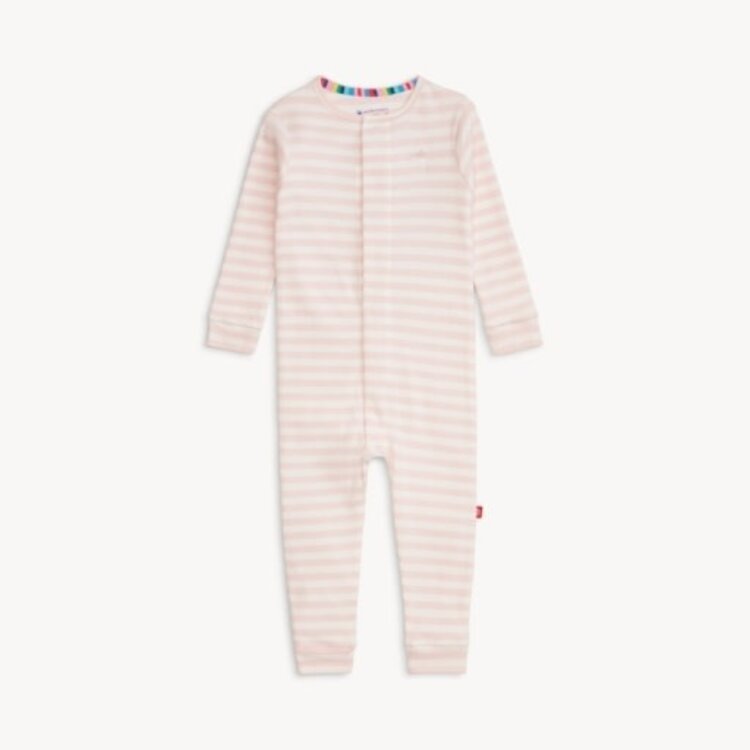 Magnetic  Me Pink Stripe Coverall