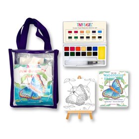 Tiny Easel Mini Butterfly Art Kit