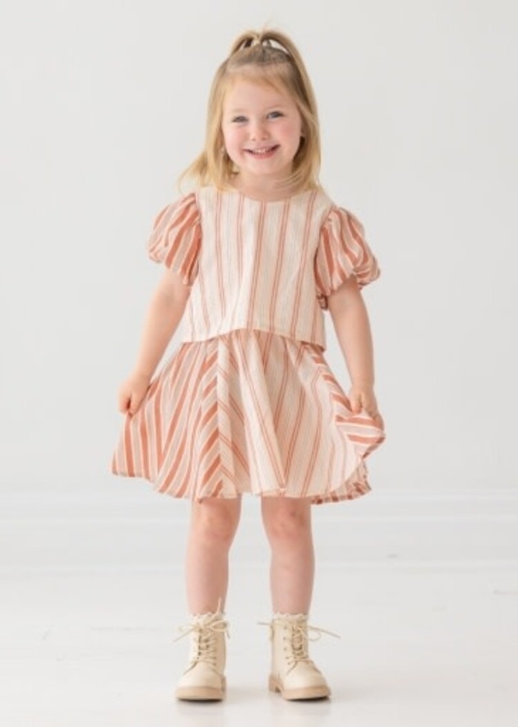 Mabel and Honey PEPPERMINT BLUSH DRESS