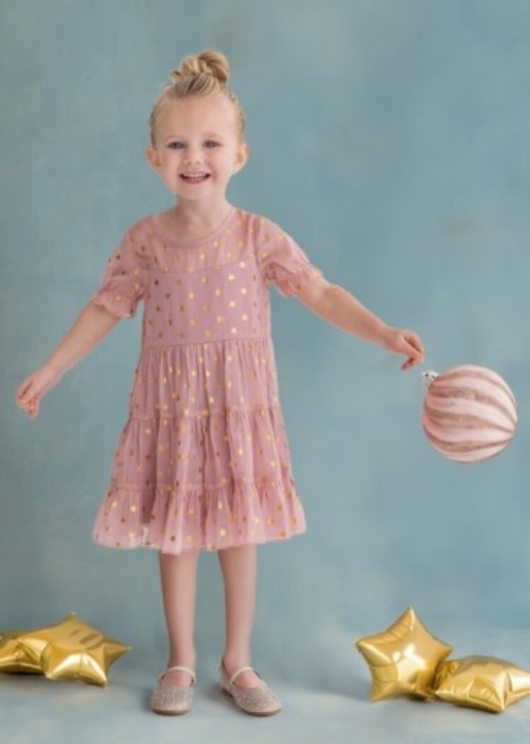 Mabel and Honey Pink In the Stars Dress