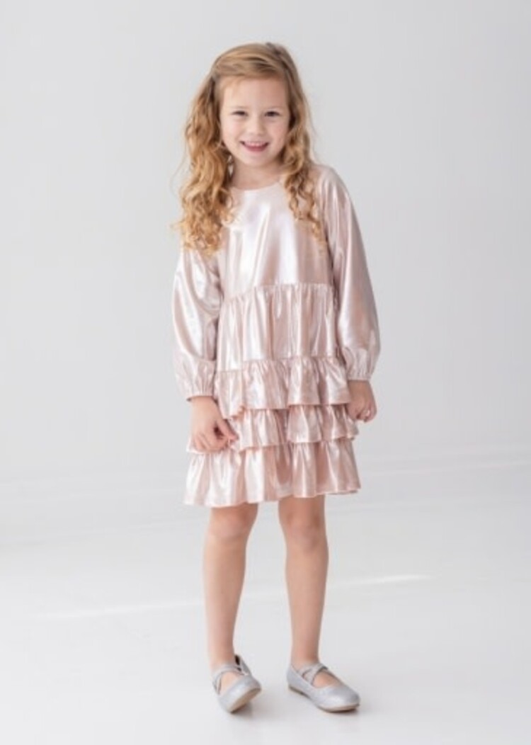 Mabel and Honey Pink Golden Glow Dress