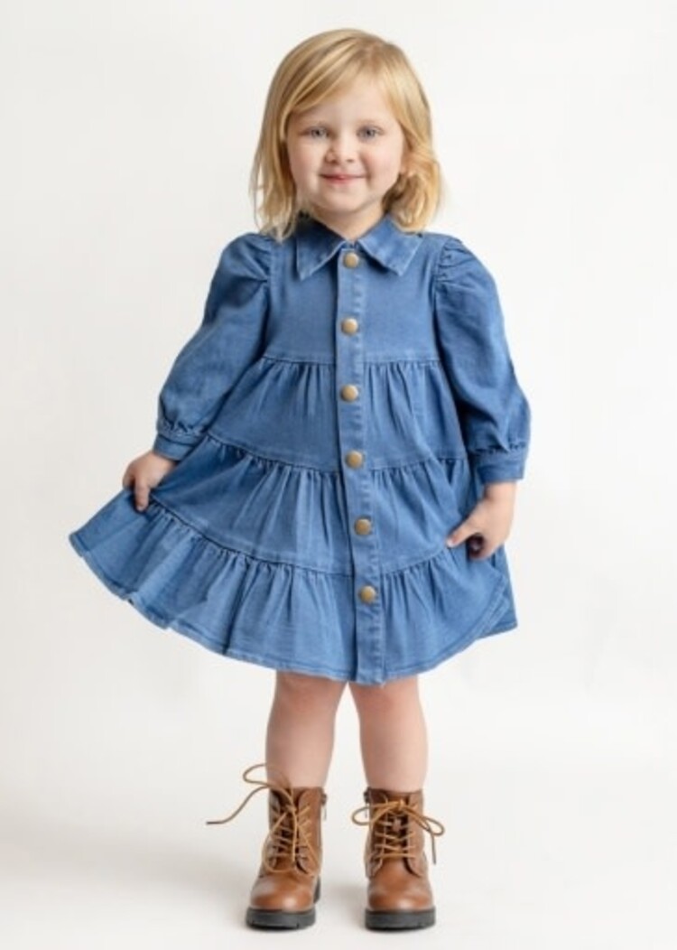 Mabel and Honey Blue Denim Days Dress