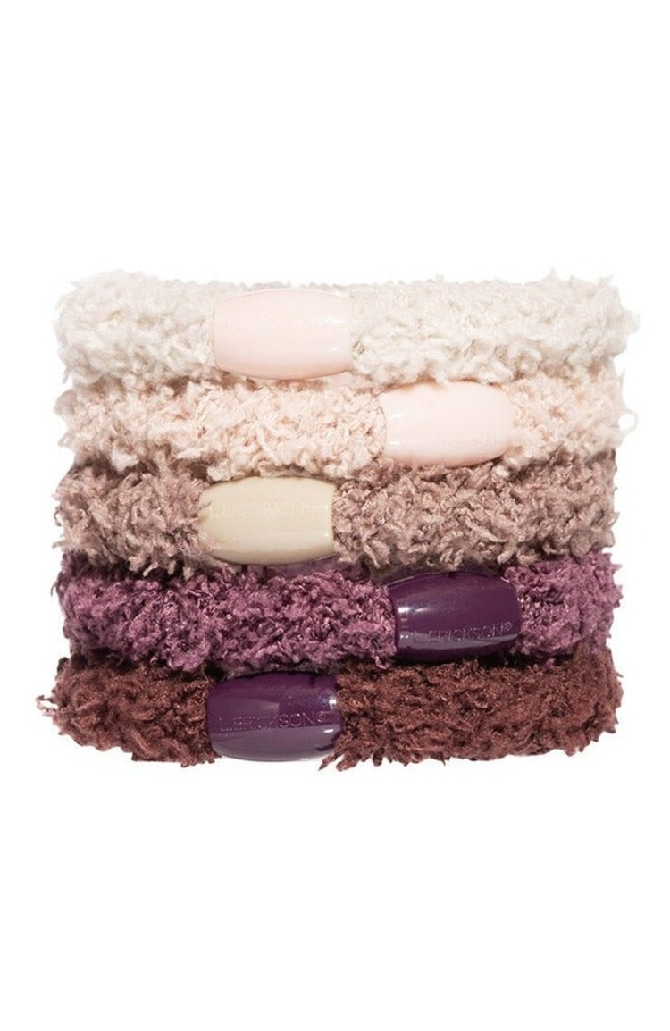 The Finest Accessories Cozy Pony Hair Ties-5 Pack