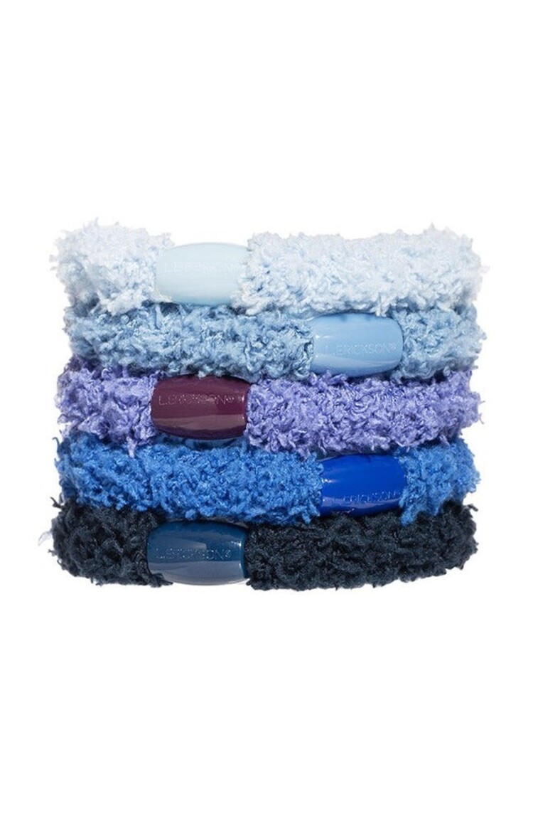 The Finest Accessories Cozy Pony Hair Ties-5 Pack