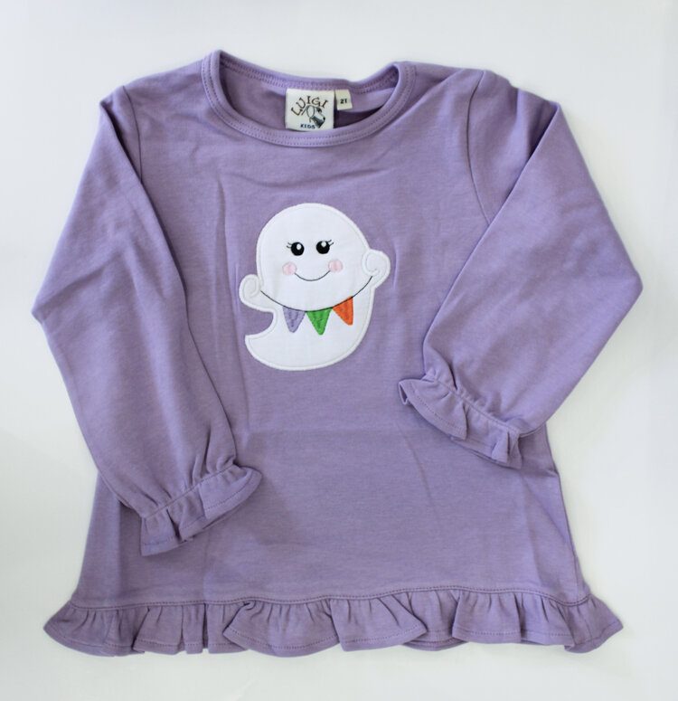 Luigi Kids Purple Ghost Banner Swing Top