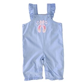 Luigi Kids Bl Ruff Ballet Slipper Romper