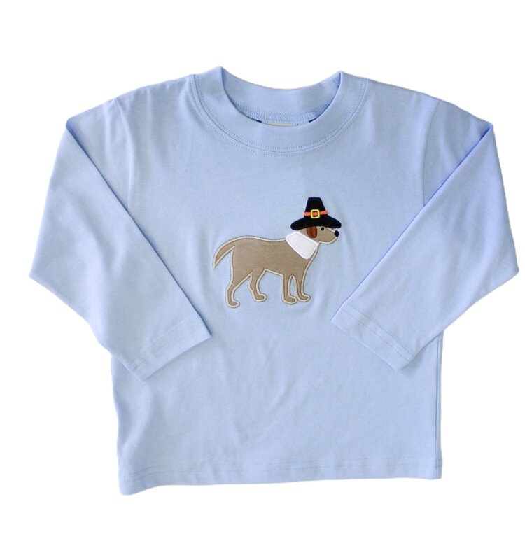 Luigi Kids Blue Pilgrim Dog Shirt