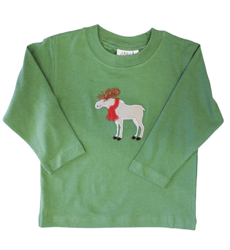 Luigi Kids Green Moose w/ Scarf Shirt
