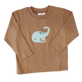 Luigi Kids Brown Brontosaurus Shirt