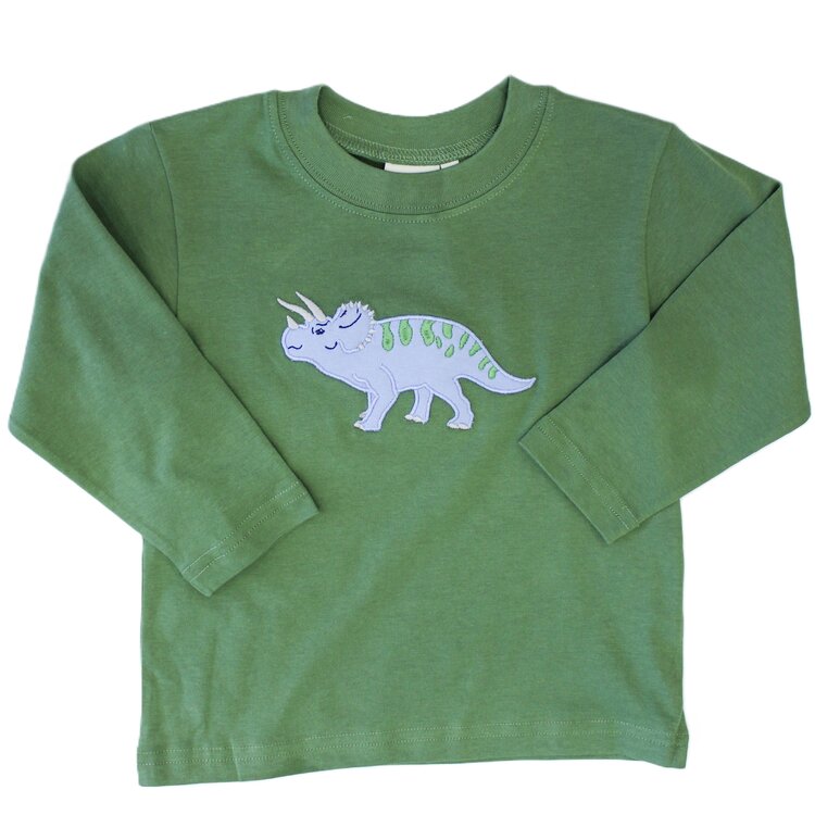 Luigi Kids Green Triceratop Shirt