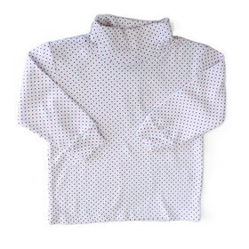Luigi Kids Red Polka Dot Turtleneck