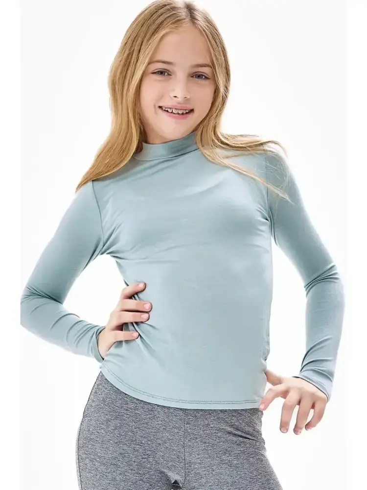 Good Girl Mock Neck Knit Top