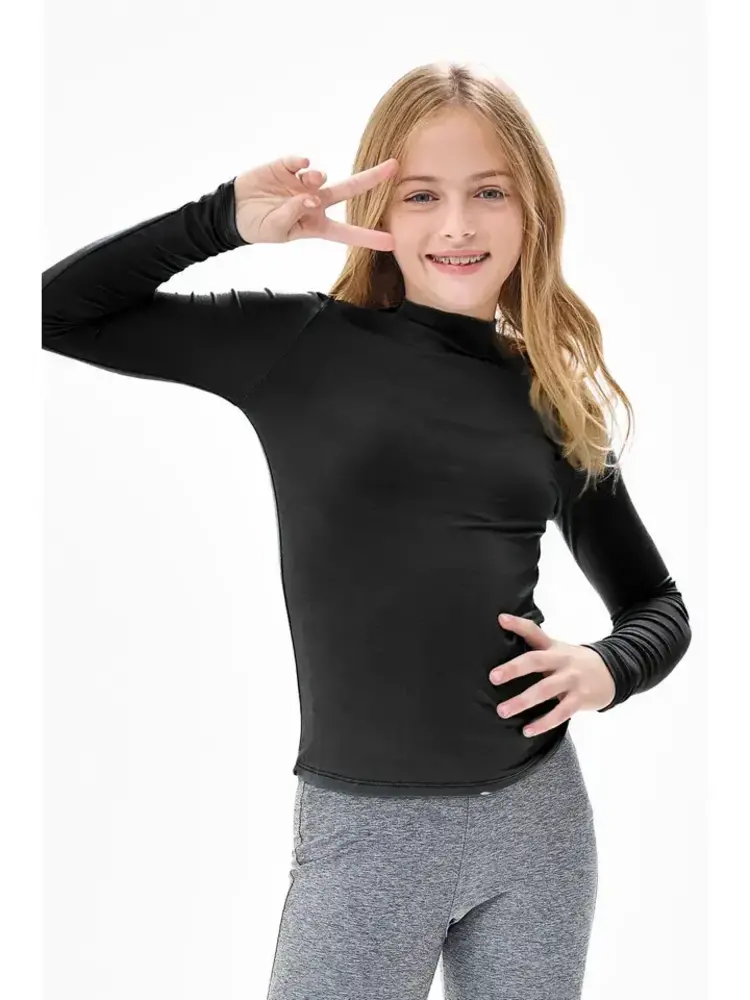 Good Girl Mock Neck Knit Top