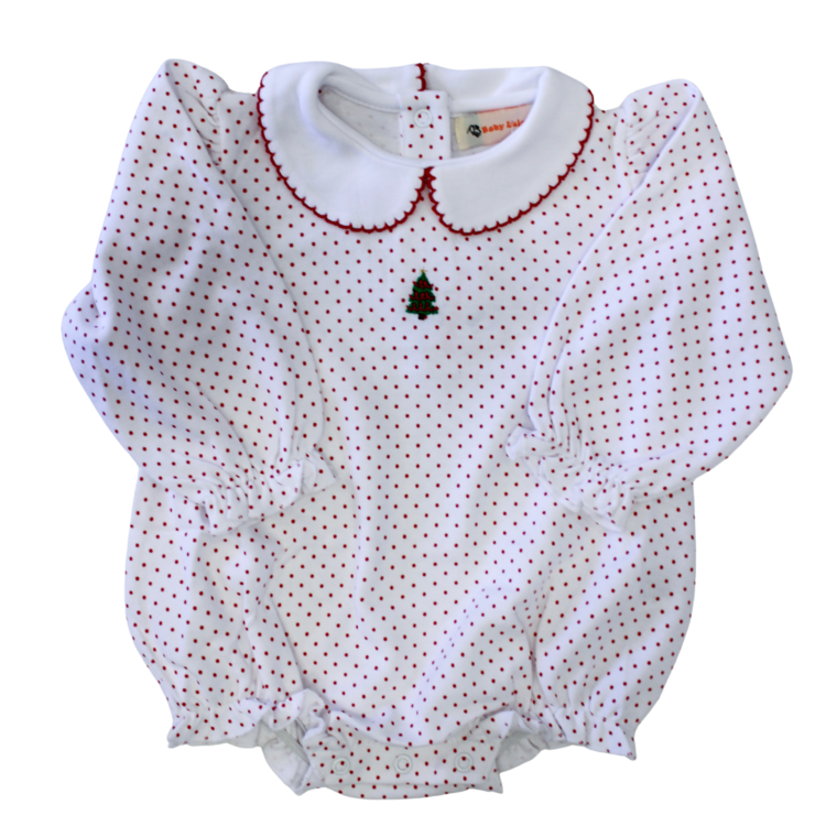 Luigi Kids Red Dot Christmas Tree Bubble