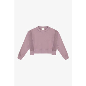 Tenly Lavender Mist Fleece Sweater