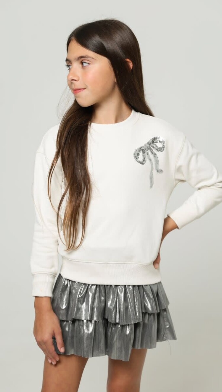 Silver Tiered Moorea Skirt