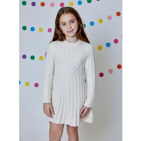 Design History Off White Knit Dress