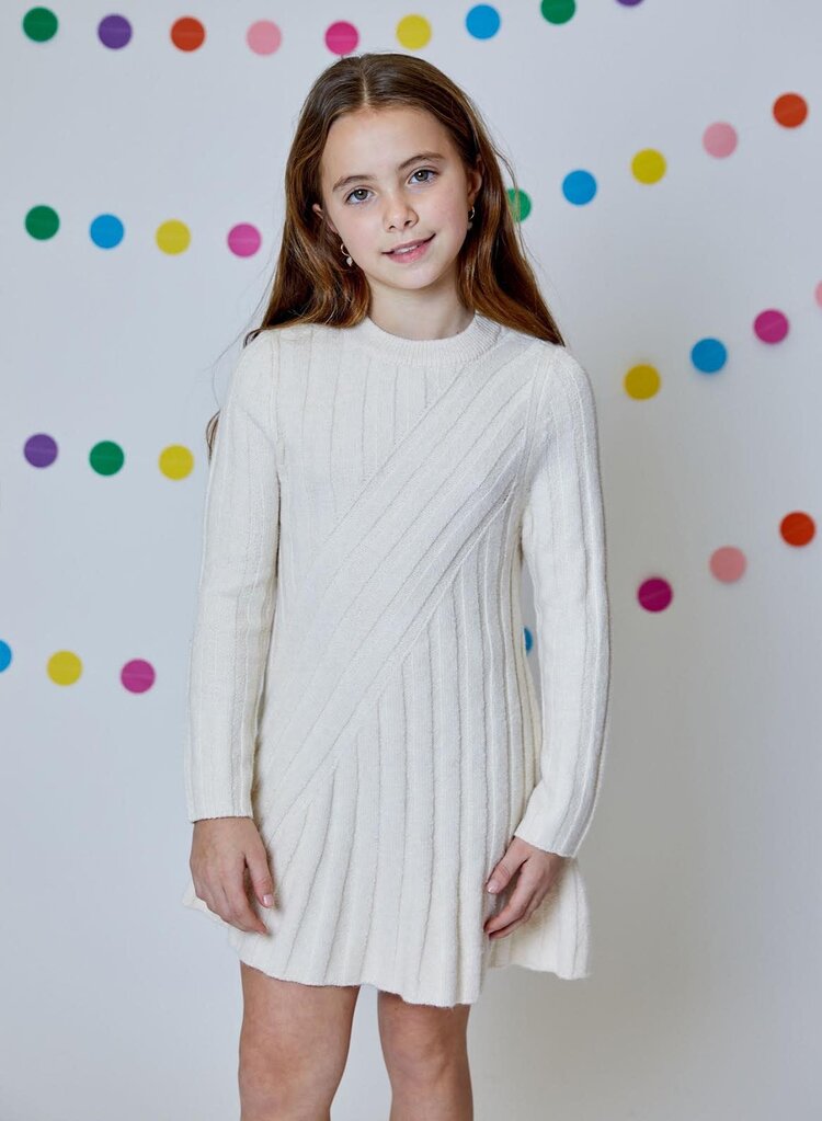 Design History Off White Knit Dress