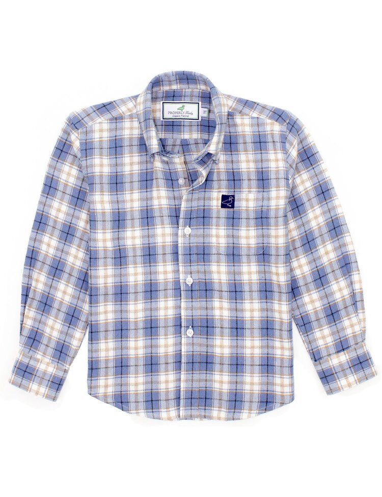 Properly Tied Classic Flannel Winter Breeze