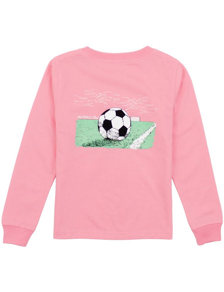 Properly Tied Soccer LS Light Pink