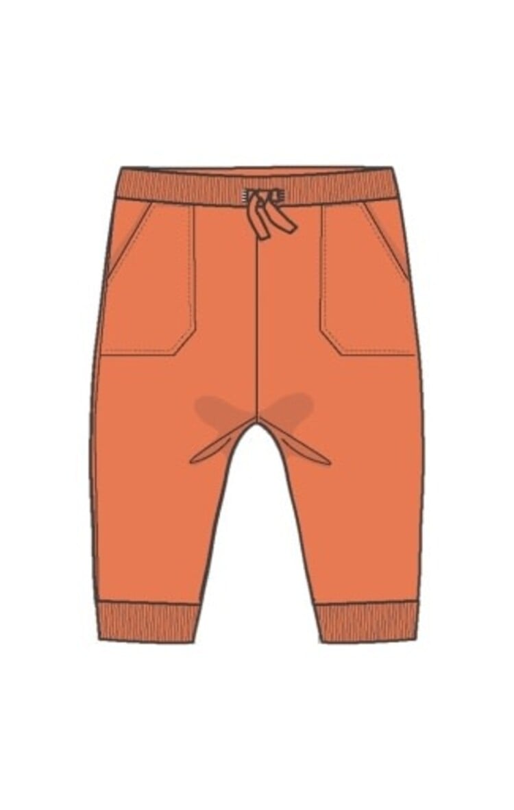 Angel Dear French Terry Sport - Varsity - Orange - Jogger Pant