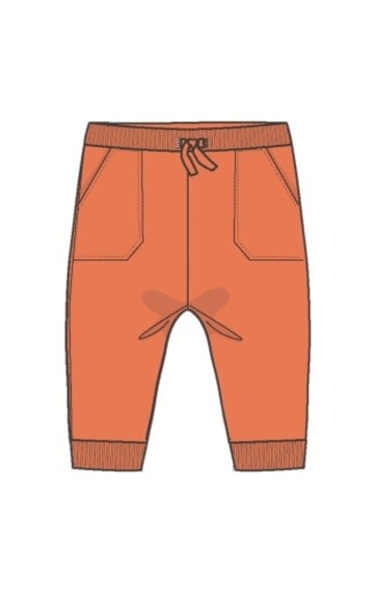 Angel Dear French Terry Sport - Varsity - Orange - Jogger Pant