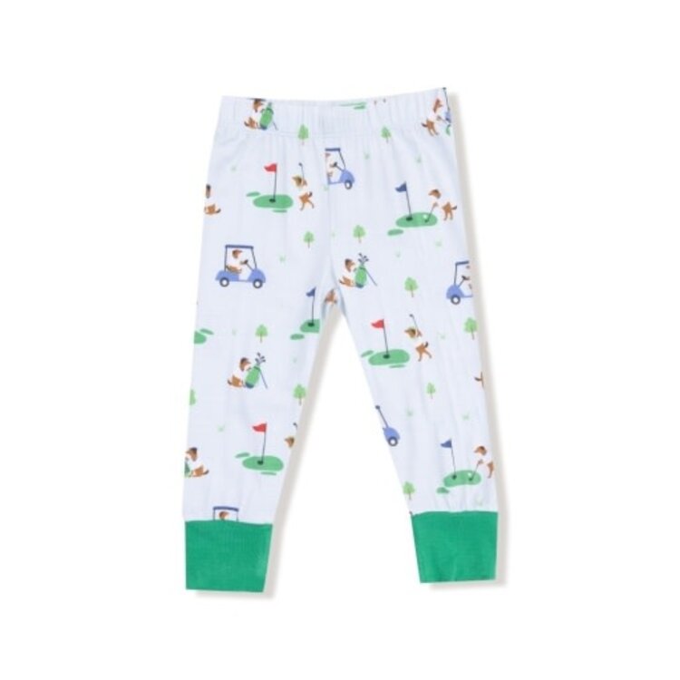 Angel Dear Dog Gone Golf - Blue - S/S Loungewear Set