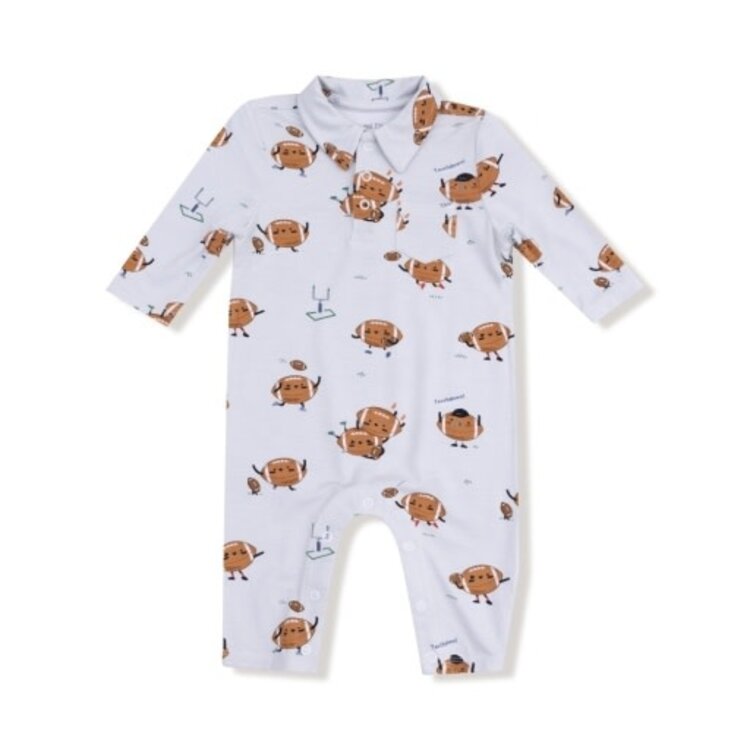 Angel Dear Footballs Playing Football - Polo Romper