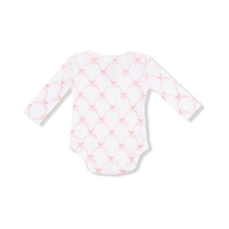 Angel Dear Ribbon Bow Trellis - Lap Shoulder Bodysuit